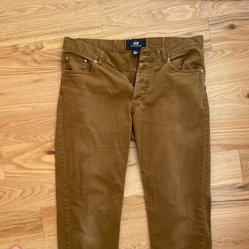H&M Tan Casual Trousers